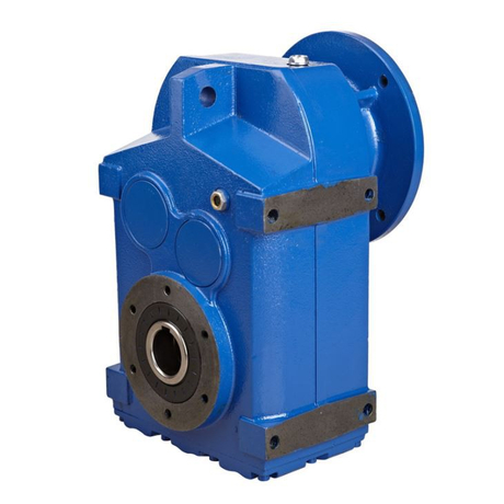 F Series Parallel Shaft Helical Gear Speed Reducer - 200-18000 N.m Torque, Hollow/Solid Shaft