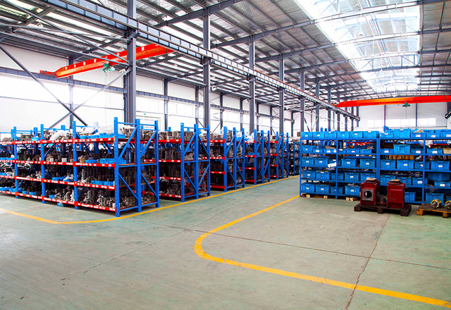 BAFFERO gearbox components storage workshop