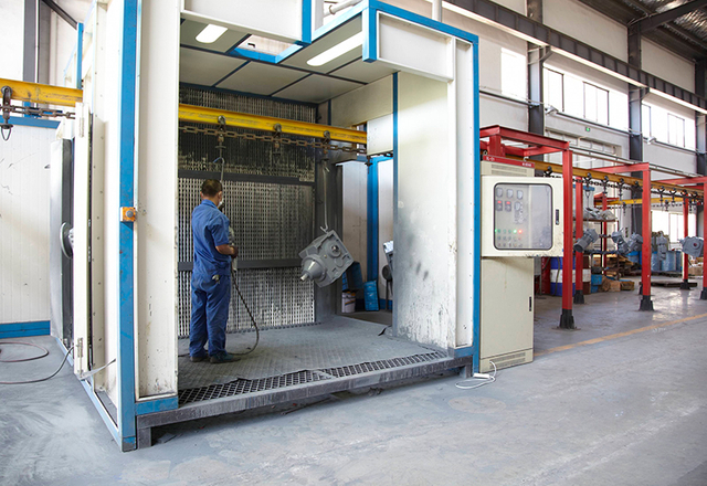 Gearbox housing surface treatment workshop